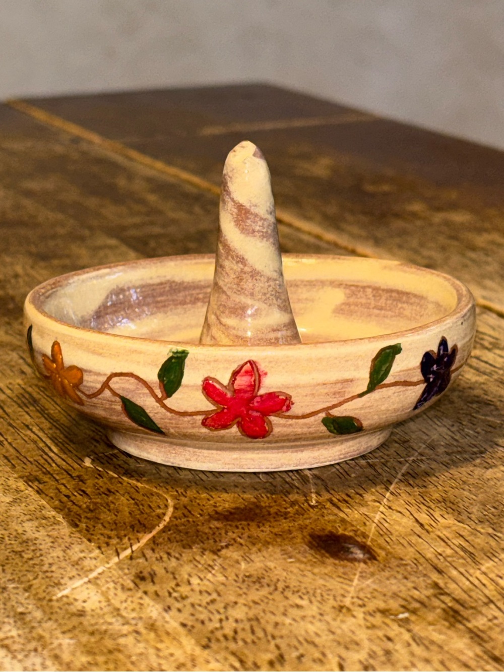 Handmade Pottery Ring Holder Jewelry Storage Dish